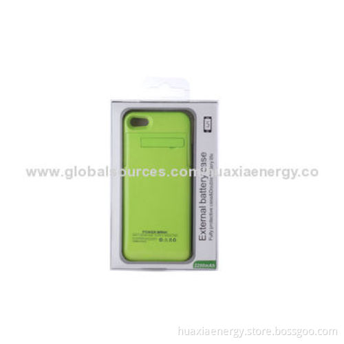New Design 2,200mAh External Clamp Battery Charger for iPhone5, 5S with Various Colors Available